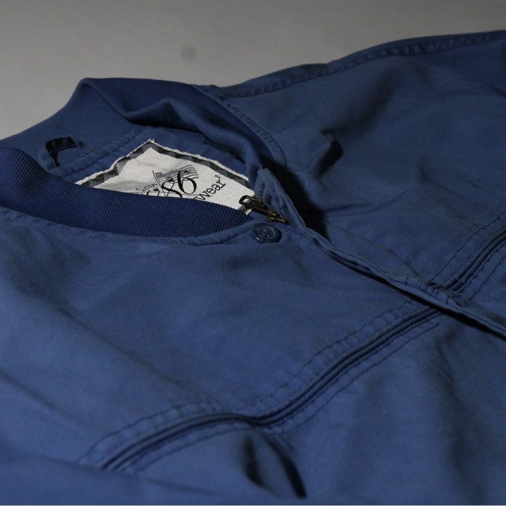 Musingwear Blue Bomber Jacket for Men